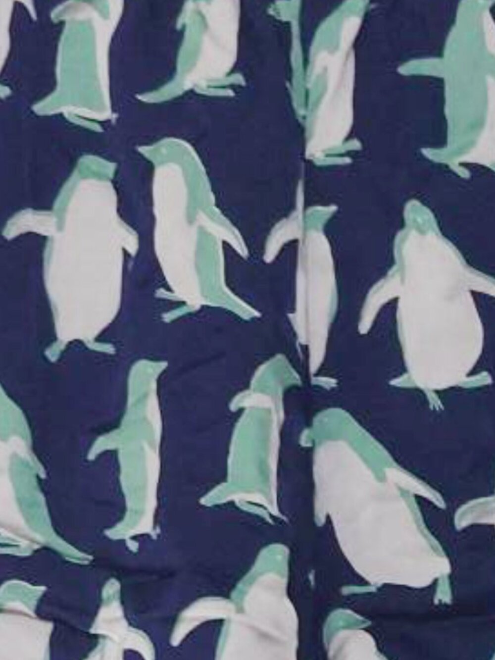Anthropologie LyreBird 2-Piece Silky Pajama Top & Shorts Set Penguin Print - Picture 8 of 12